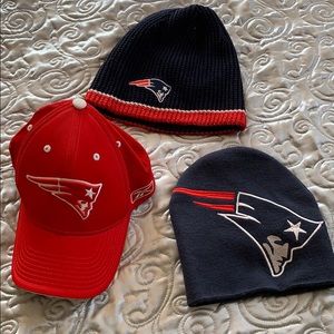 Assorted New England Patriots Hats